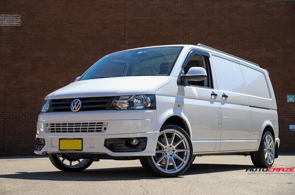 VOLKSWAGEN TRANSPORTER ESSEN SILVER MACHINED FACE